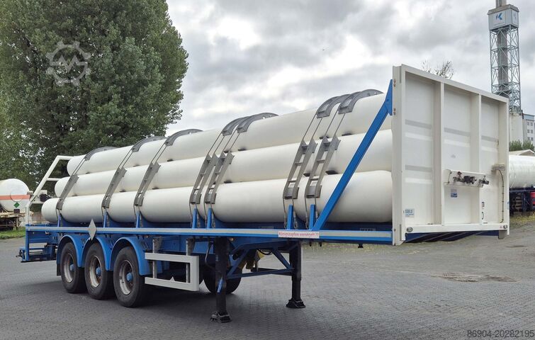Tankauflieger MAFA Gas tank tube semi-trailer compressed helium, hydrogen, Wasserstoff