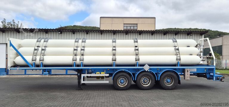 Tankauflieger MAFA Gas tank tube semi-trailer compressed helium, hydrogen, Wasserstoff