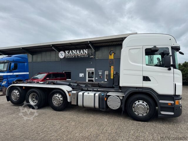 Roll-off tipper truck SCANIA G400  LB 8x2  Hyvalift Abrollkipper Retarder