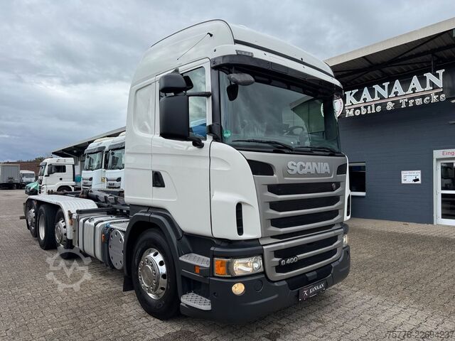 Roll-off tipper truck SCANIA G400  LB 8x2  Hyvalift Abrollkipper Retarder