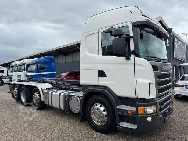 Roll-off tipper truck SCANIA G400  LB 8x2  Hyvalift Abrollkipper Retarder
