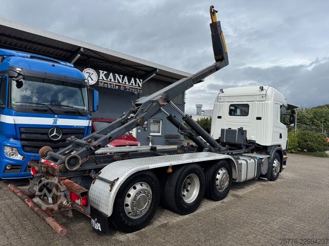 Roll-off tipper truck SCANIA G400  LB 8x2  Hyvalift Abrollkipper Retarder