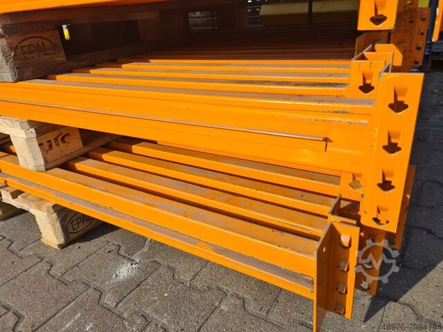 Pallet rack traverse Traverse Racking Nedcon NS / 2.250 mm / K 90x40 mm / orange / inkl. Innenlagewinkel
