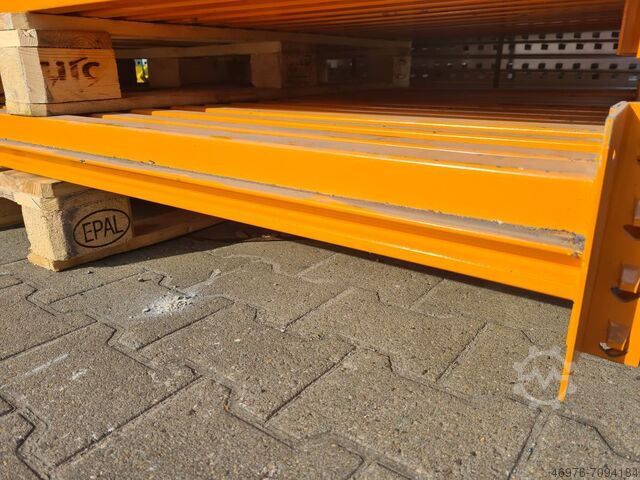 Pallet rack traverse Traverse Racking Nedcon NS / 2.250 mm / K 90x40 mm / orange / inkl. Innenlagewinkel