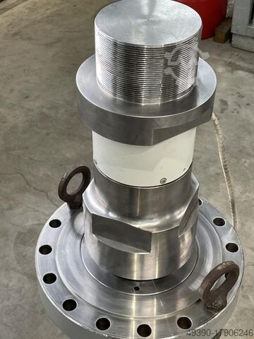 Double-acting hydraulic cylinder, flange cylinder, ideal for workshop presses, press cylinders, pres HÄNCHEN Servoslide