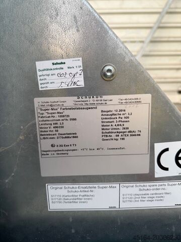Extraction wall SCHUKO Super-Max