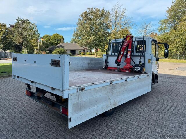 Pritschenwagen IVECO 75E16 Pritsche mit Kran Fassi