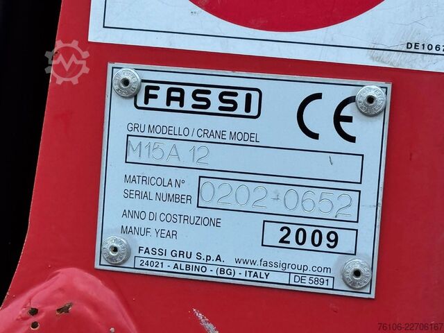 Pritschenwagen IVECO 75E16 Pritsche mit Kran Fassi