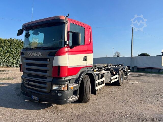Roll-off tipper truck SCANIA SCANIA CV 440 SCARRABILE