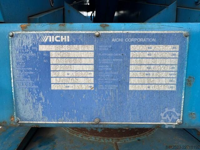 Teleskopbühne Aichi SP 18 AJ
