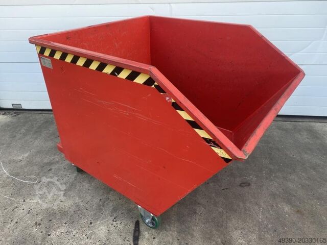 Tipping container for forklift; chip container - dumping container - folding container, tipping bin RMS ROTHERM INDUSTRIETECHNIK KK - 125
