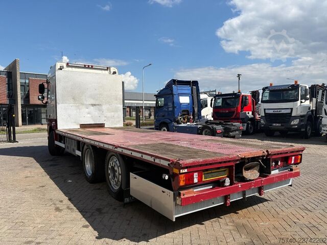 Plattformanhänger DAF XF 105.410 + euro 5 + 6x2 lift + full option