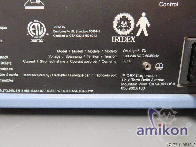 Laser system Iridex OcuLight TX