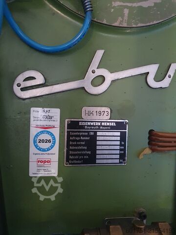 Exzenterpresse Ebu Burkhardt SK 75U