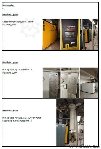 Schraubenkompressor Kaeser DSD 238