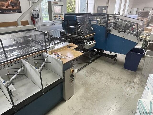 2005 Theisen & Bonitz TB sprint 304 QSM stitch-fold-triming unit Theisen & Bonitz TB 304 QSM Heft-Falz-Schneid-Aggregat