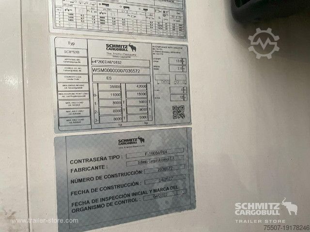 Reefer semitrailer Schmitz Cargobull Semiremolque Frigo Standard Dos pisos