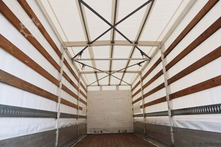 Box body Mercedes-Benz Antos 1924L Huif + Klep Dhollandia 2000 KG Euro 6
