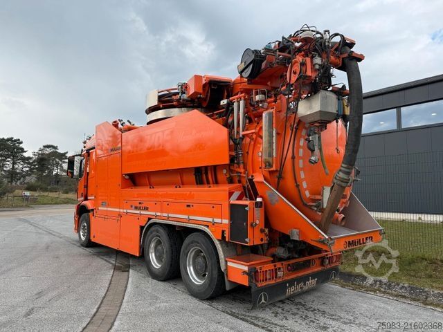 Saugwagen MERCEDES-BENZ AROCS 2648 6x4 mit Müller Wasserrückgewinner