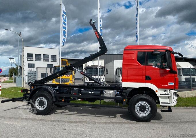 Sonstige MAN TGM 18.250 4x4 /Abroller/Hiab/NL 9,3 to/3-Sitze