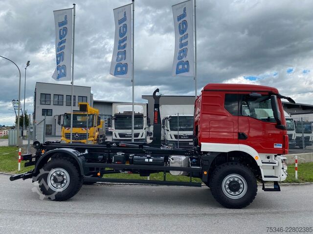 Sonstige MAN TGM 18.250 4x4 /Abroller/Hiab/NL 9,3 to/3-Sitze
