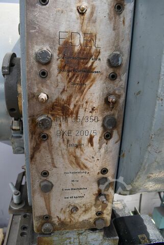 Stanzmaschine Edel HM 35/350 BKE 200/5 HM 35/350 BKE 200/5