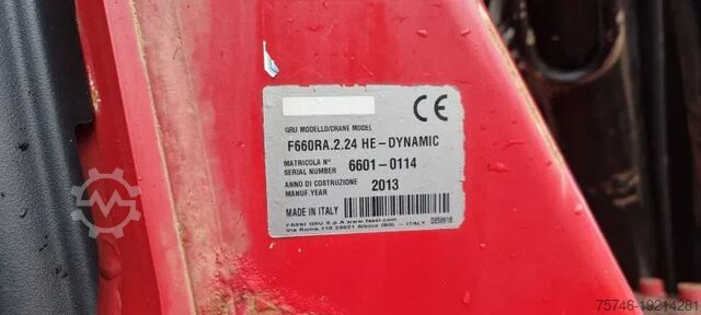 Kranwagen Mercedes-Benz AK 8X8 FASSI 660 EINZELBER SEILWINDE