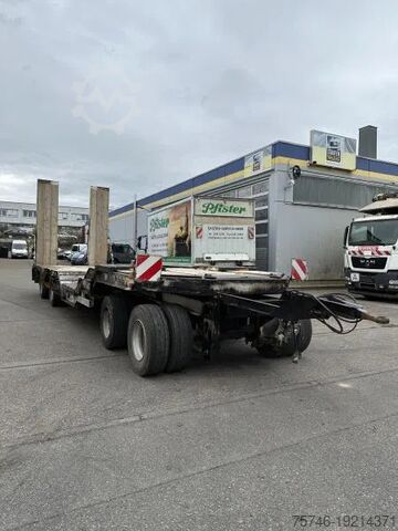 Tieflader Müller-Mitteltal T4 4-Achs Tieflader Radmulden luftgefedert T4 4...