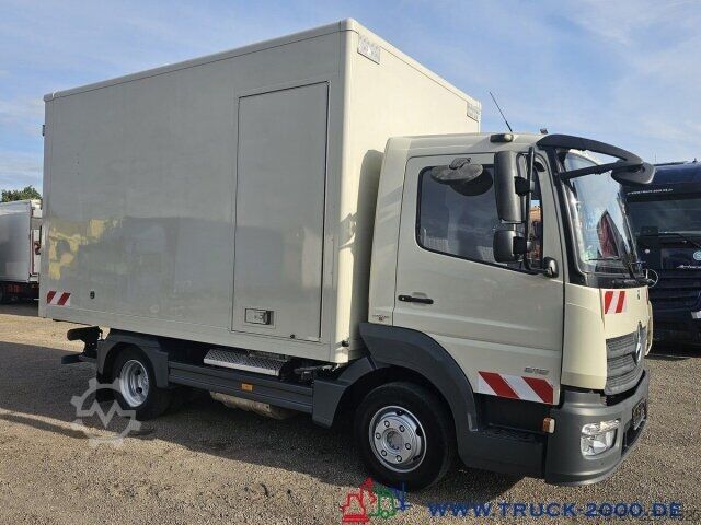 Transporter mit Koffer Mercedes-Benz 818 Sortimo Werkstatt Koffer + Kran Seilwinde