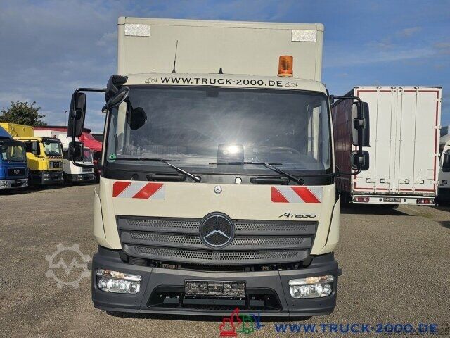 Transporter mit Koffer Mercedes-Benz 818 Sortimo Werkstatt Koffer + Kran Seilwinde