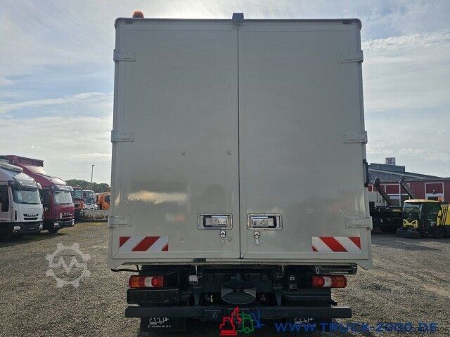 Transporter mit Koffer Mercedes-Benz 818 Sortimo Werkstatt Koffer + Kran Seilwinde