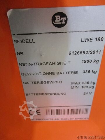Niederhubwagen BT LWE 180