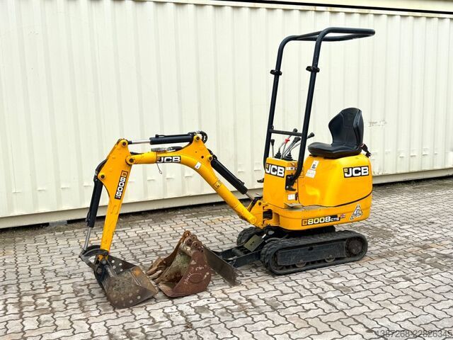 Minibagger JCB 8008 CTS / 2021 BJ / 623 H / 3 x Löffel