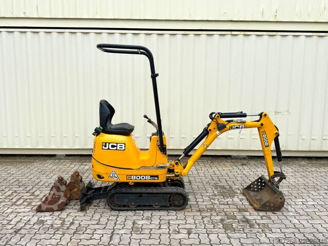 Minibagger JCB 8008 CTS / 2021 BJ / 623 H / 3 x Löffel