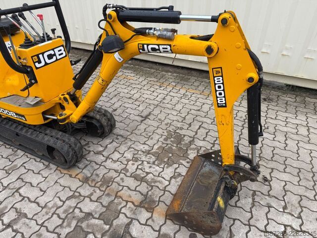 Minibagger JCB 8008 CTS / 2021 BJ / 623 H / 3 x Löffel