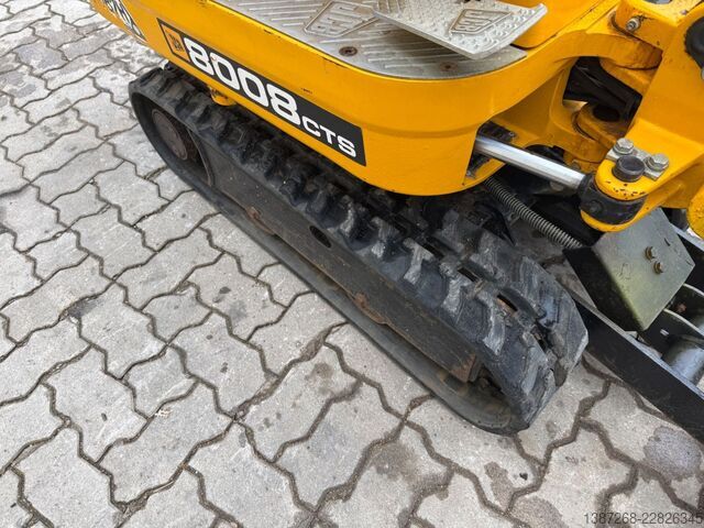 Minibagger JCB 8008 CTS / 2021 BJ / 623 H / 3 x Löffel