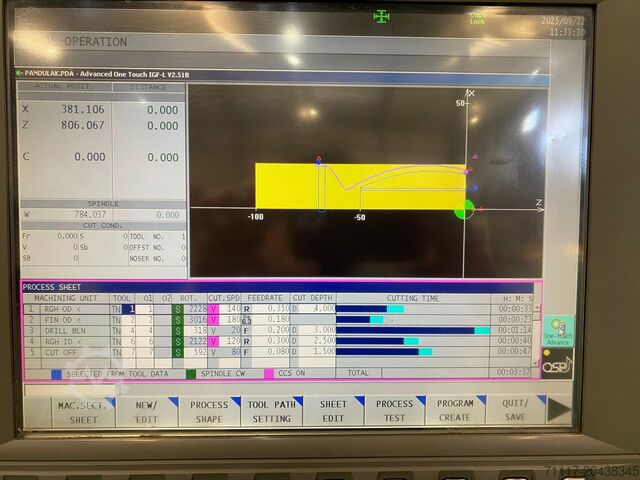 Cnc-Dreh- und Fräszentrum Okuma LB 3000 MY