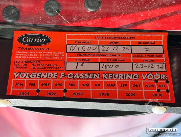 Kühlauflieger PACTON BXZ.342 HEIWO ISOTHERM B-DOUBLE LZV CARRIER VECT