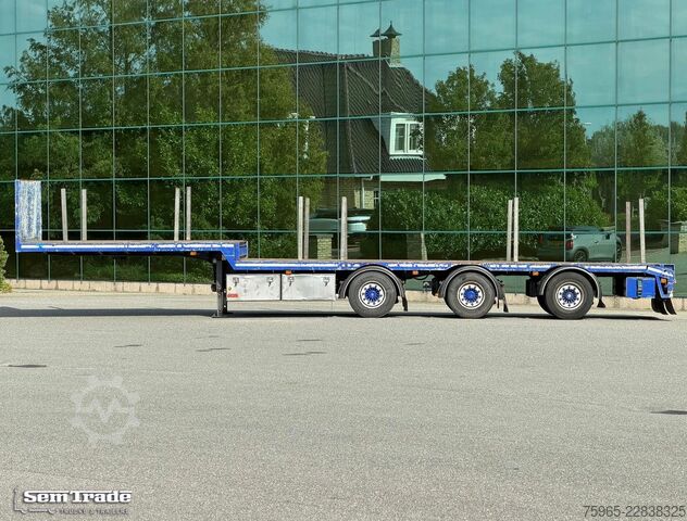 Tieflader-Sattelauflieger  KWB P-453-STI-H 3-AS SEMI 2x STUURAS 1x LIFTAS S