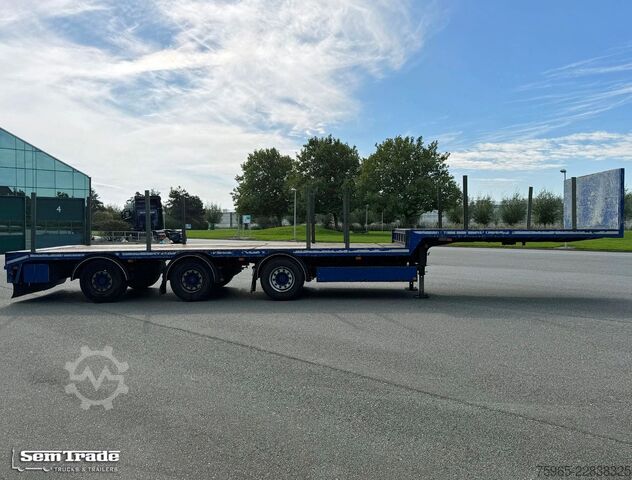 Tieflader-Sattelauflieger  KWB P-453-STI-H 3-AS SEMI 2x STUURAS 1x LIFTAS S