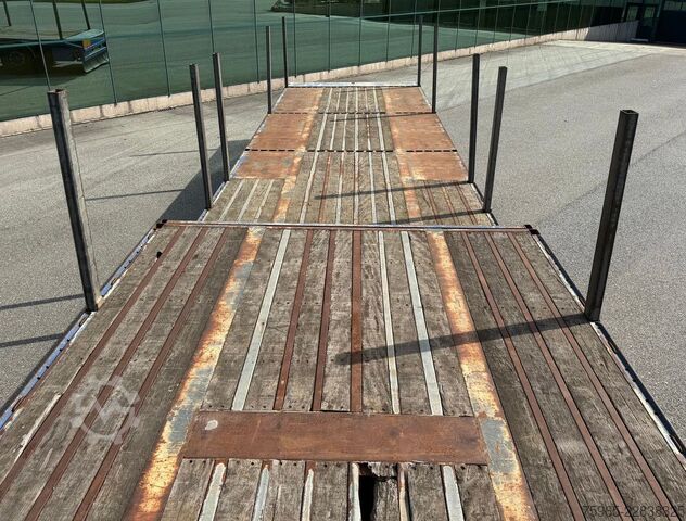 Tieflader-Sattelauflieger  KWB P-453-STI-H 3-AS SEMI 2x STUURAS 1x LIFTAS S