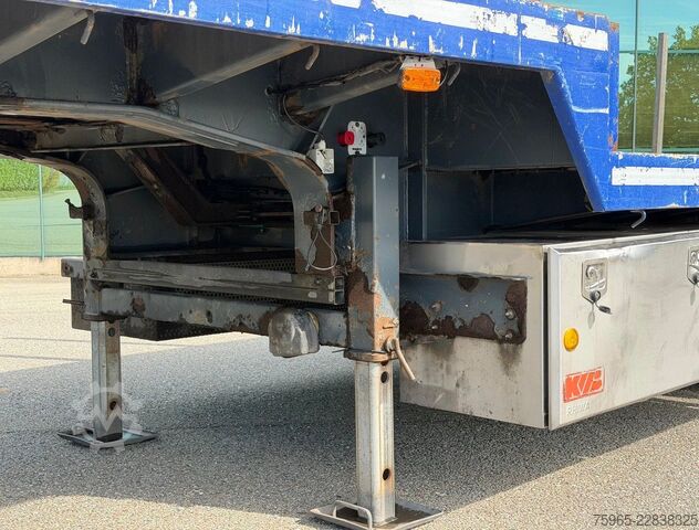 Tieflader-Sattelauflieger  KWB P-453-STI-H 3-AS SEMI 2x STUURAS 1x LIFTAS S