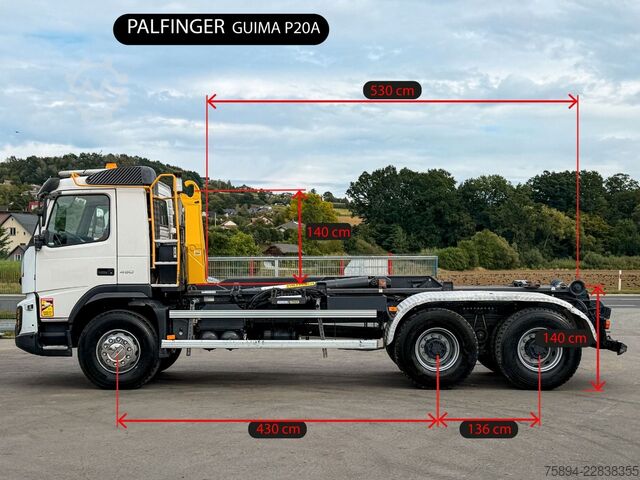 Abrollkipper VOLVO FMX 450 * Abrollkipper 5,30 m * 6x4 Top Zustand!