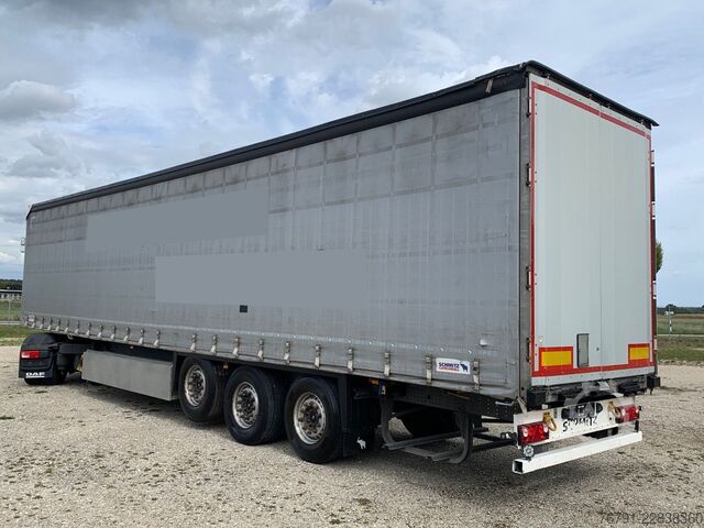 Auflieger mit Pritsche & Plane SCHMITZ CARGOBULL SCS24/6 Standard_ Power Curtain_ Liftachse