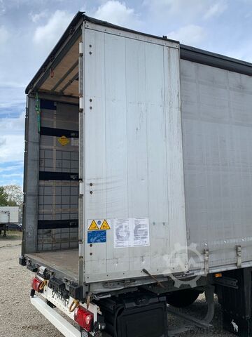 Auflieger mit Pritsche & Plane SCHMITZ CARGOBULL SCS24/6 Standard_ Power Curtain_ Liftachse