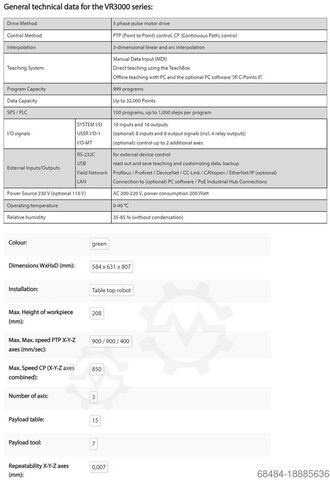 Desktop-Dosierroboter Vieweg VR 3403