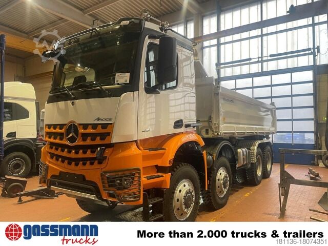 Tipper truck Mercedes-Benz Arocs 4151 AK 8x8/4, Grounder