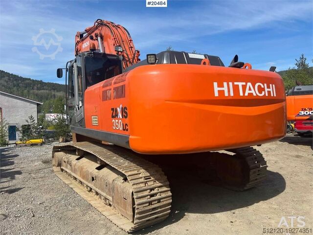 Crawler excavator Hitachi zx350LC-3 excavator w/ toothed bucket. WATCH VIDEO