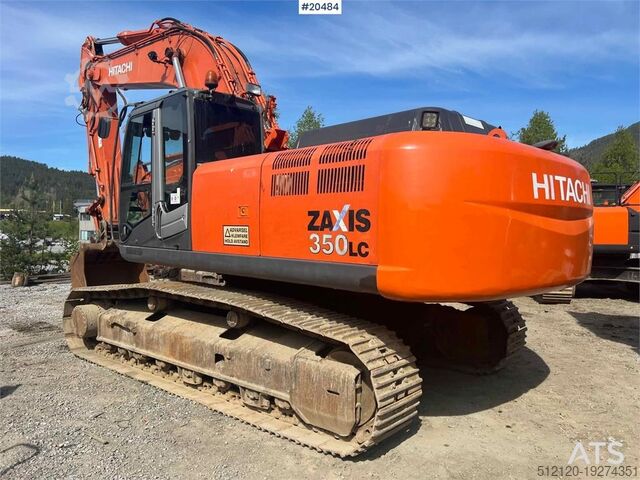 Crawler excavator Hitachi zx350LC-3 excavator w/ toothed bucket. WATCH VIDEO