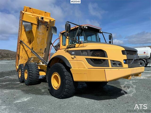 Muldenfahrzeug Volvo A40G dump truck 6x6. WATCH VIDEO